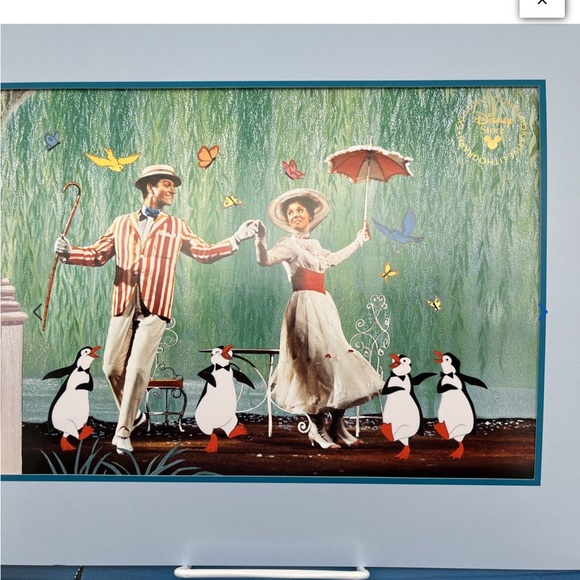 NWOT Disney Beautiful Exclusive Mary Poppins lithograph - Picture 3 of 5